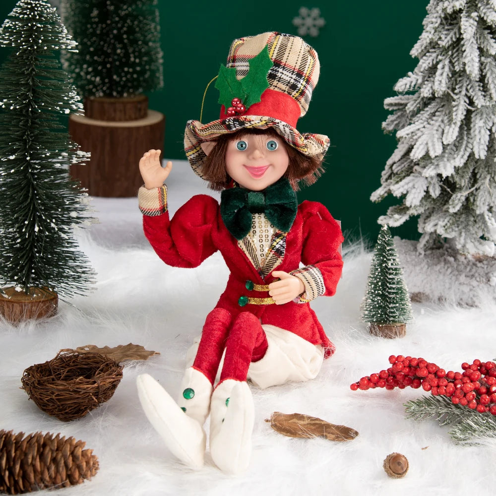 Festive Handmade Plush Elf Dolls - Perfect Gift! - Image 21