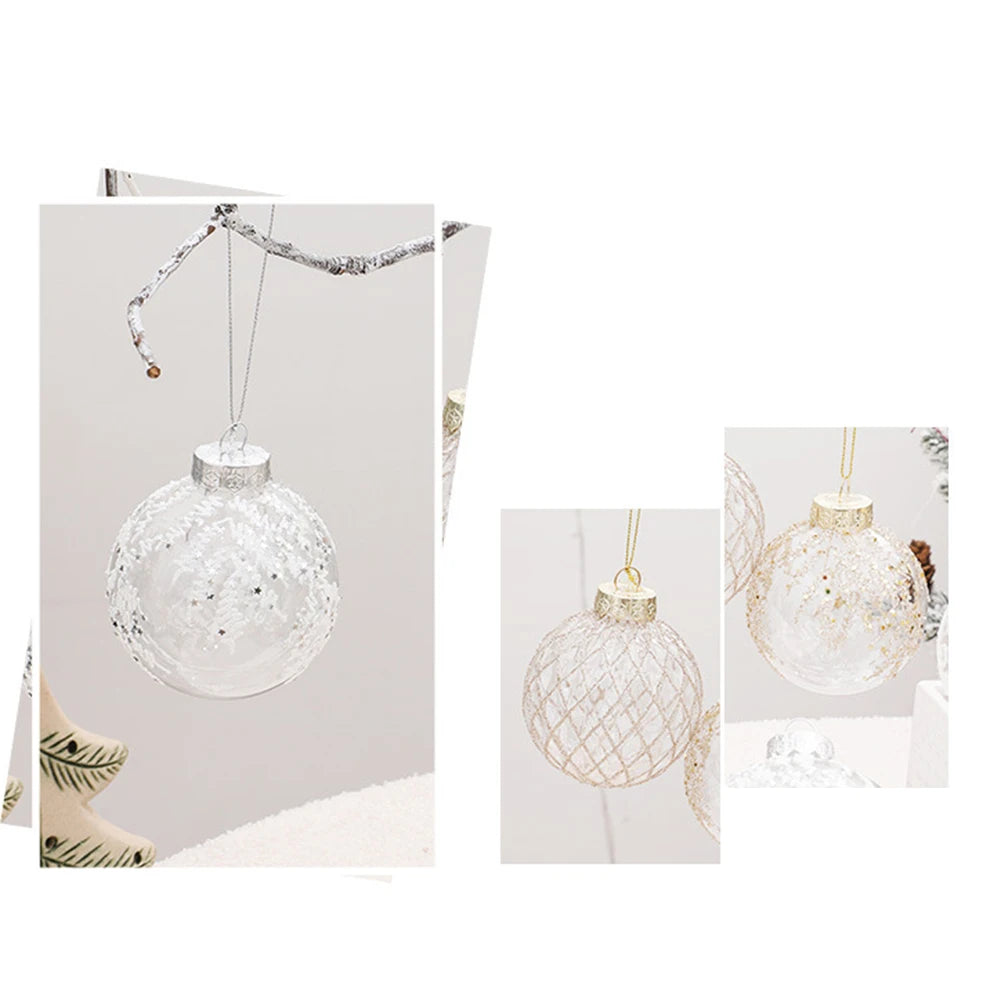 Wine Red Christmas Ball Ornaments - 9pcs Set - Image 15