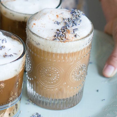 Honey Lavender Latte Cocktail