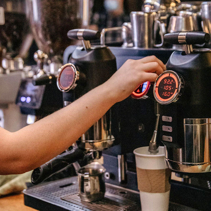 Republica Coffee Roasters - Espresso Machine Close Up
