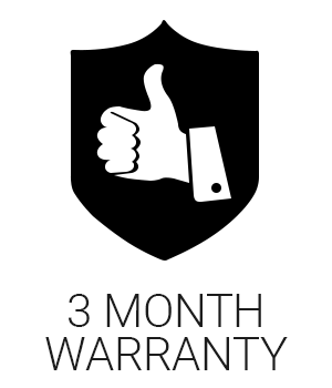 3 Month Warranty Included