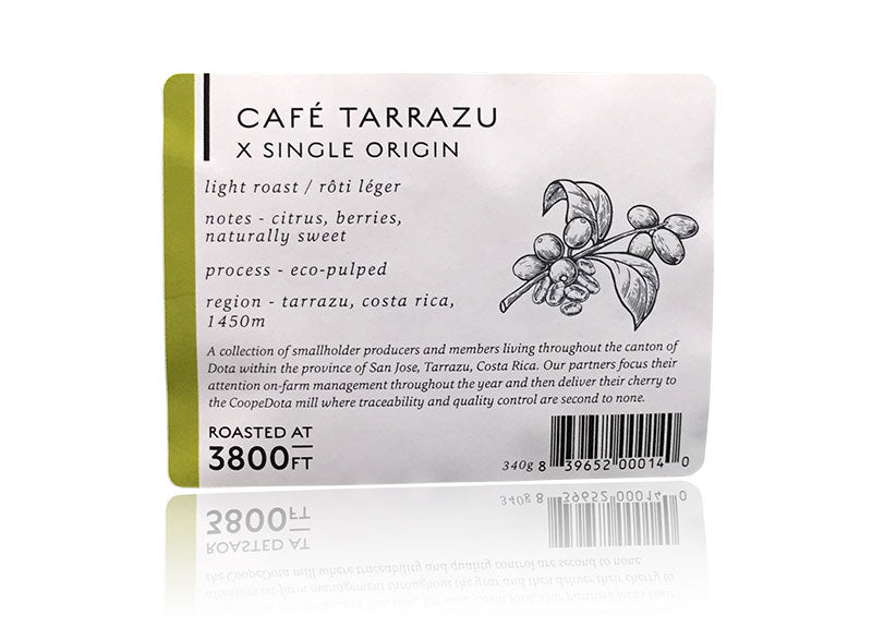 Coffee Label Example