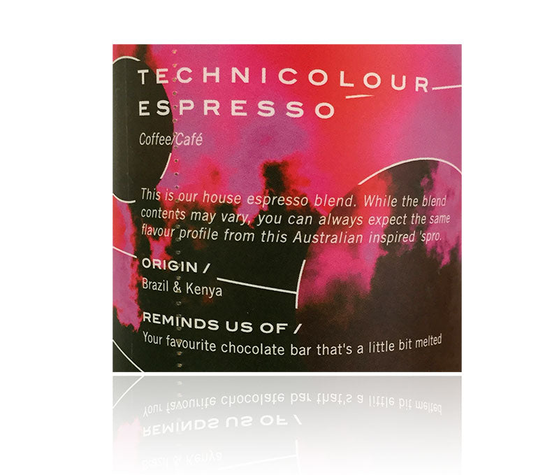 Coffee Label Example