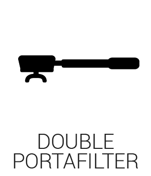 Double Spout Portafilter Included