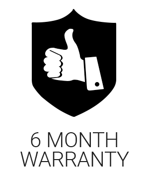 6 Month Warranty Included