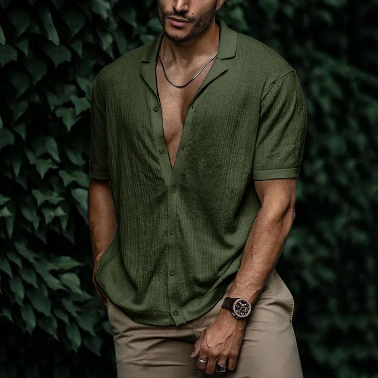 Product Image for Fudus | Sommer Leinenhemd Für Herren, Grün / 3XL