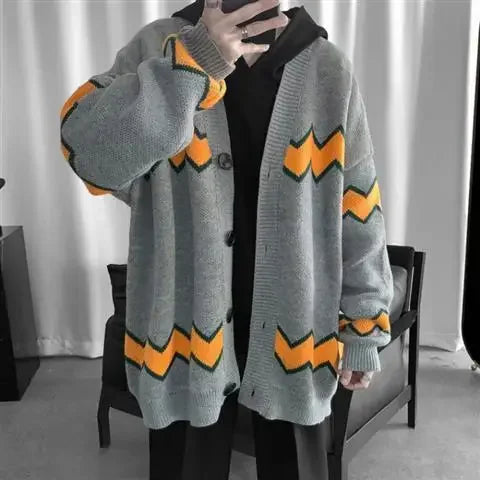Product Image for Raymond - Übergroße Strickjacke für Herren, Grau / XL