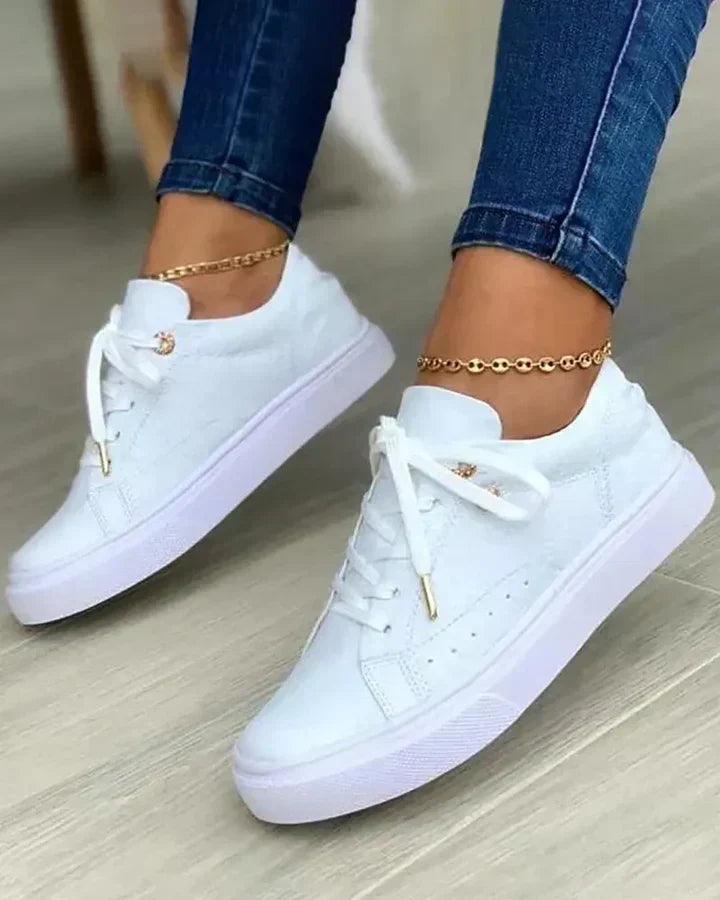 Product Image for Fudus | Plattform Schuhe für Frauen mit dickerer Sohle, Weiß / 41
