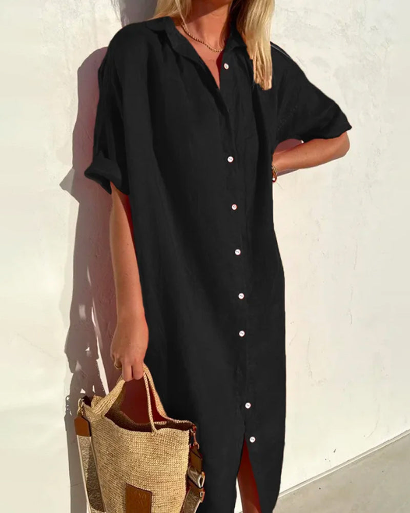 Product Image for Fudus | Stylish chic summer dress for women, Schwarz / L