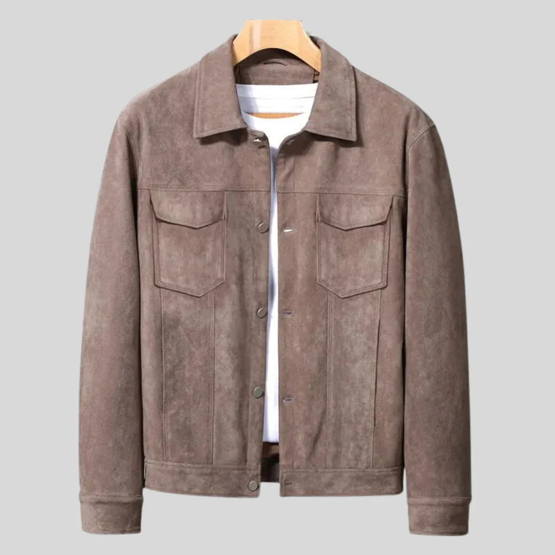Product Image for Fudus - Männer Wildlederjacken, Braun / M