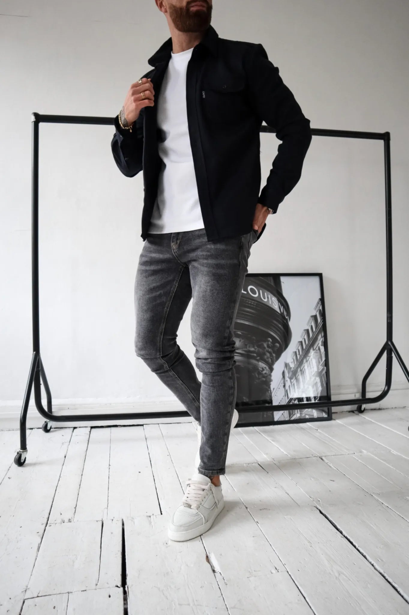 Product Image for Gabriel - Hemdjacke mit Knopfleiste, Schwarz / L