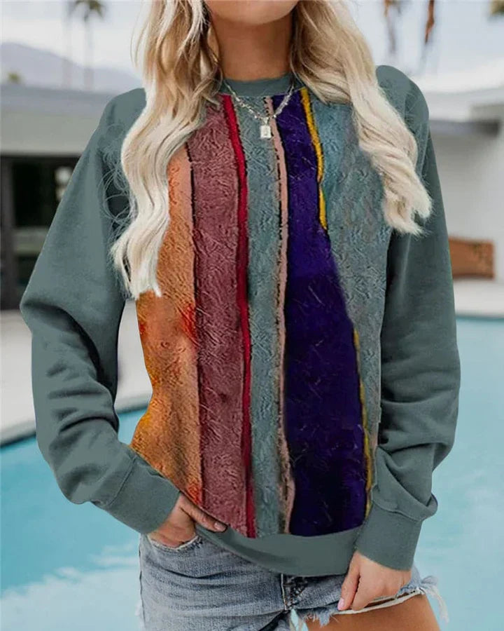 Product Image for Fudus | Lässiger Lockere Pullover Mit Rundem Hals, Grüne Armee / M