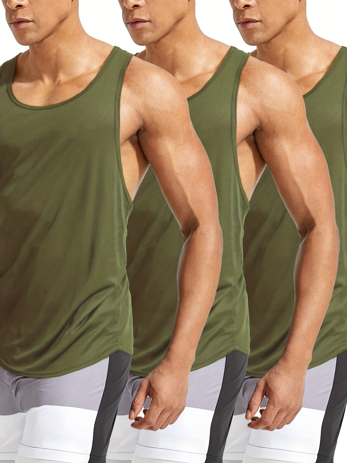 Product Image for Fudus | Essential Herren Tank Top, Armeegrün / L