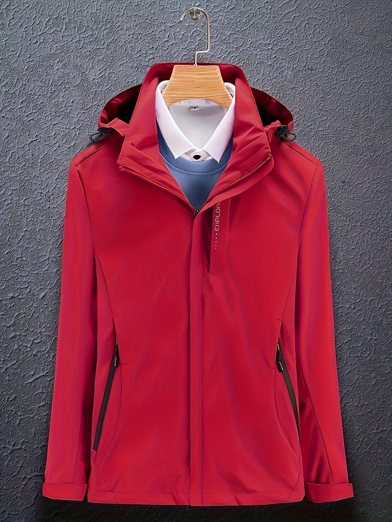Product Image for Fudus | Winddicht Und Wasserabweisend Softshell Outdoorjacke, Rot / 4XL