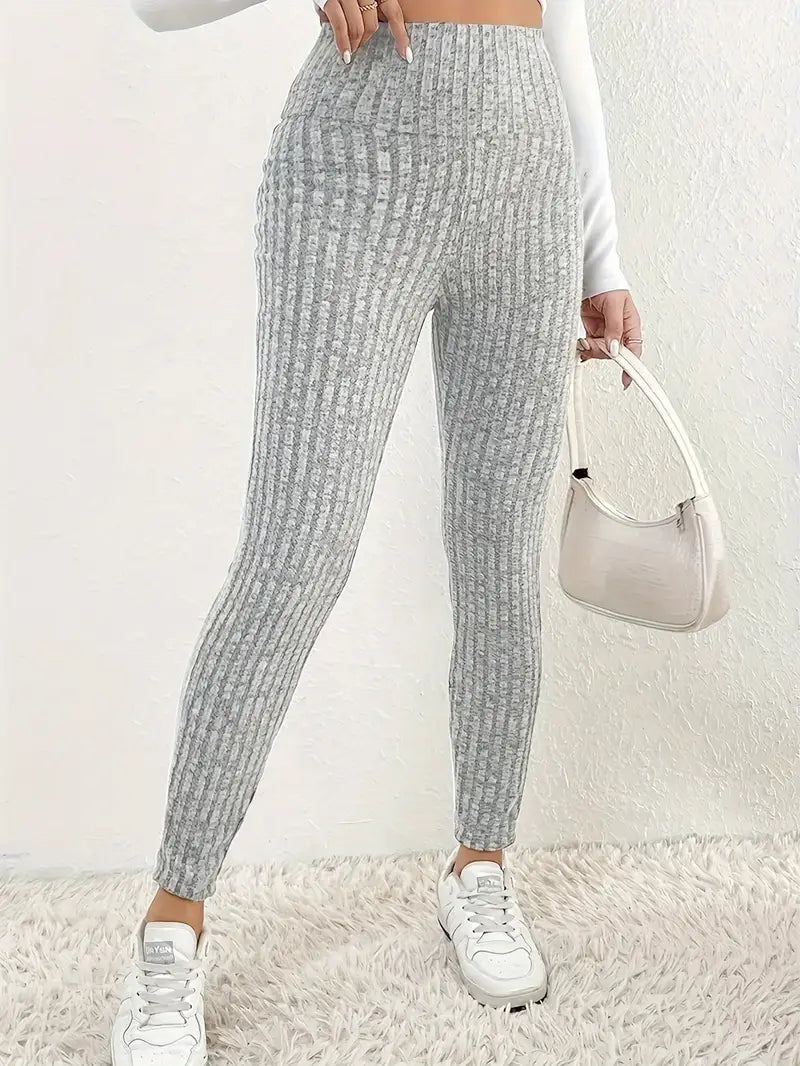 Product Image for Fudus | Elegante Hohe Taille Leggings Gefüttert Mit Fleece Für Frauen, Grau / M
