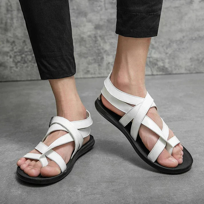 Product Image for Fudus | Stilvolle Damen Ledersandalen, Weiß / 40
