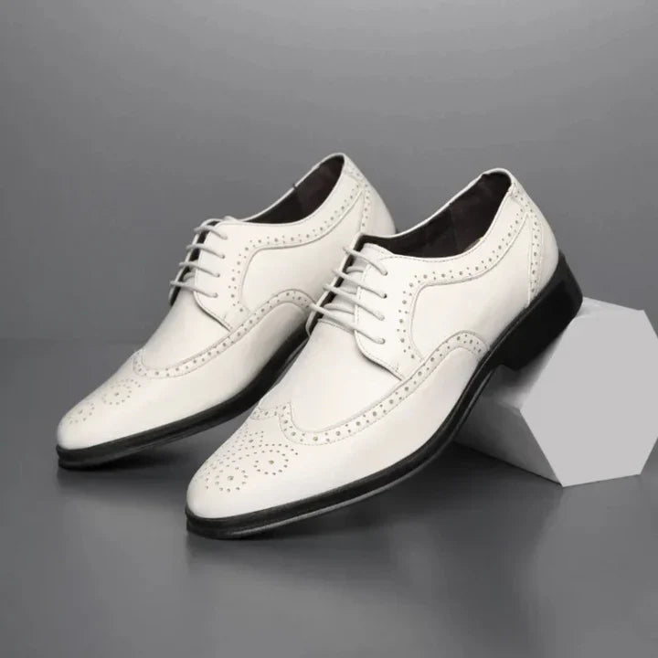 Product Image for Harland - Bequeme Oxford Herren Business Anzug Schuhe, Weiß / 43