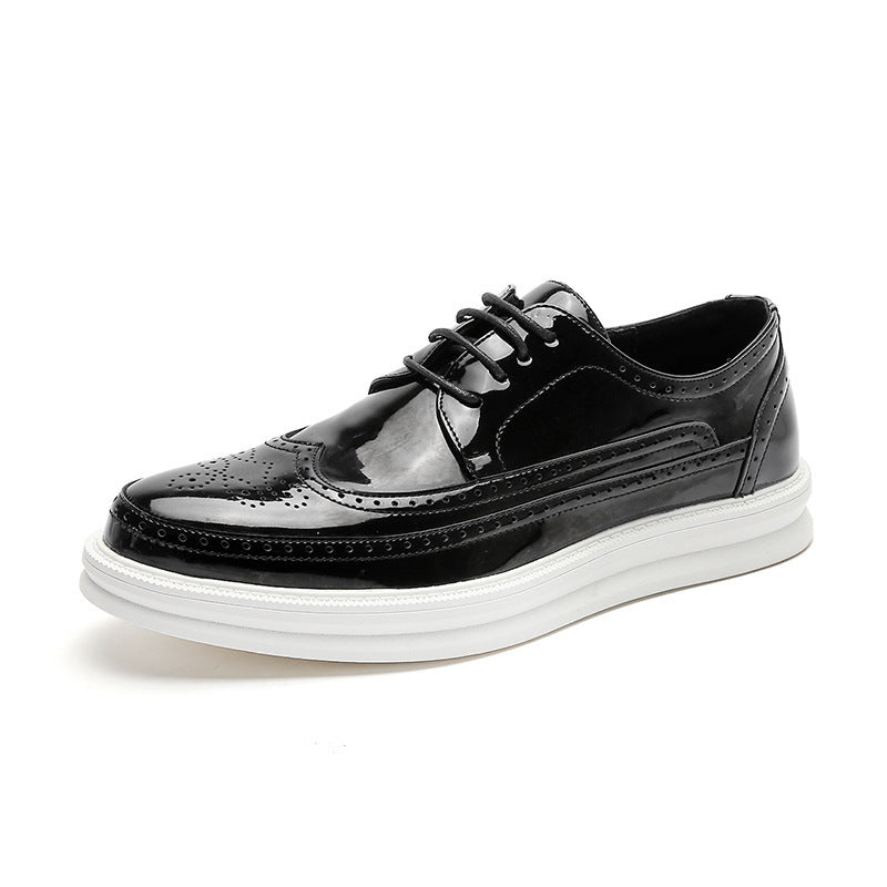 Product Image for Fudus | Trendige Herren Businessschuhe Im Britischen Stil, Schwarz Weiß / 39