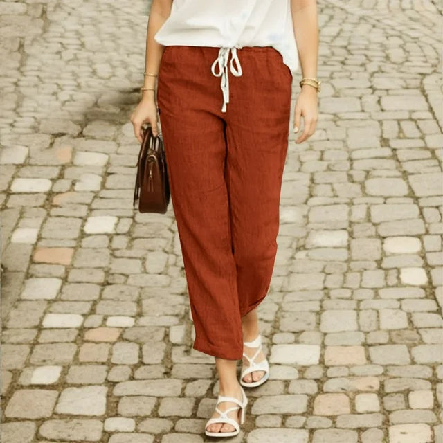 Product Image for Fudus | Baumwollhose mit Schnürung., Rost / S