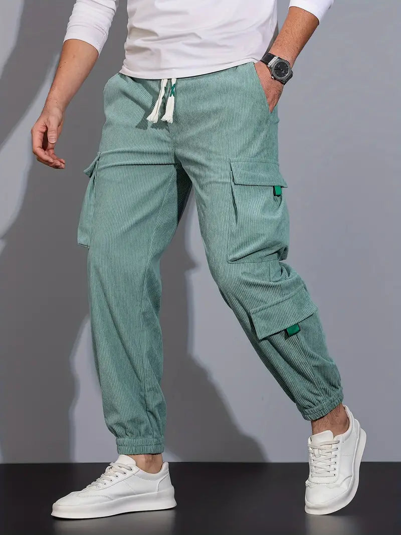 Product Image for Fudus | Lässige Solide Cargo Hose Für Männer, Grün / 2XL