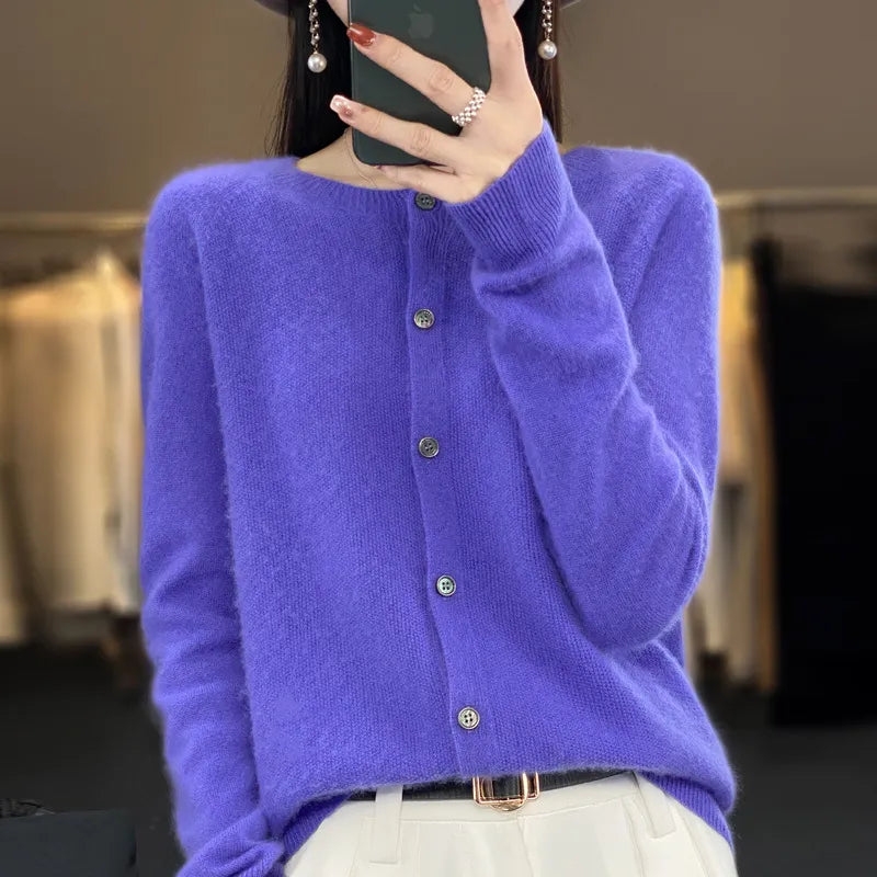 Product Image for Fudus | Merino Wool Cardigans, Lila / S