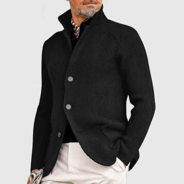 Product Image for Fudus | Schicke Strickjacke für Herren, Schwarz / 3XL (46)