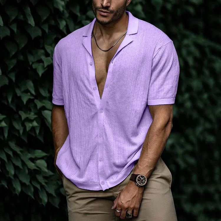 Product Image for Fudus | Sommer Leinenhemd Für Herren, Lila / L