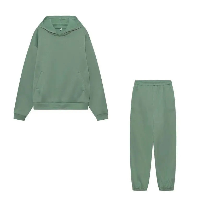 Product Image for Fudus | Dicke Langarmshirt und Hosen Set aus 2, Grün / 3XL