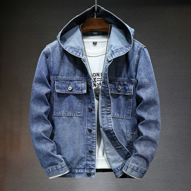 Product Image for Fudus | Kapuzen Lässig Jacke Für Herren, Blau / 3XL