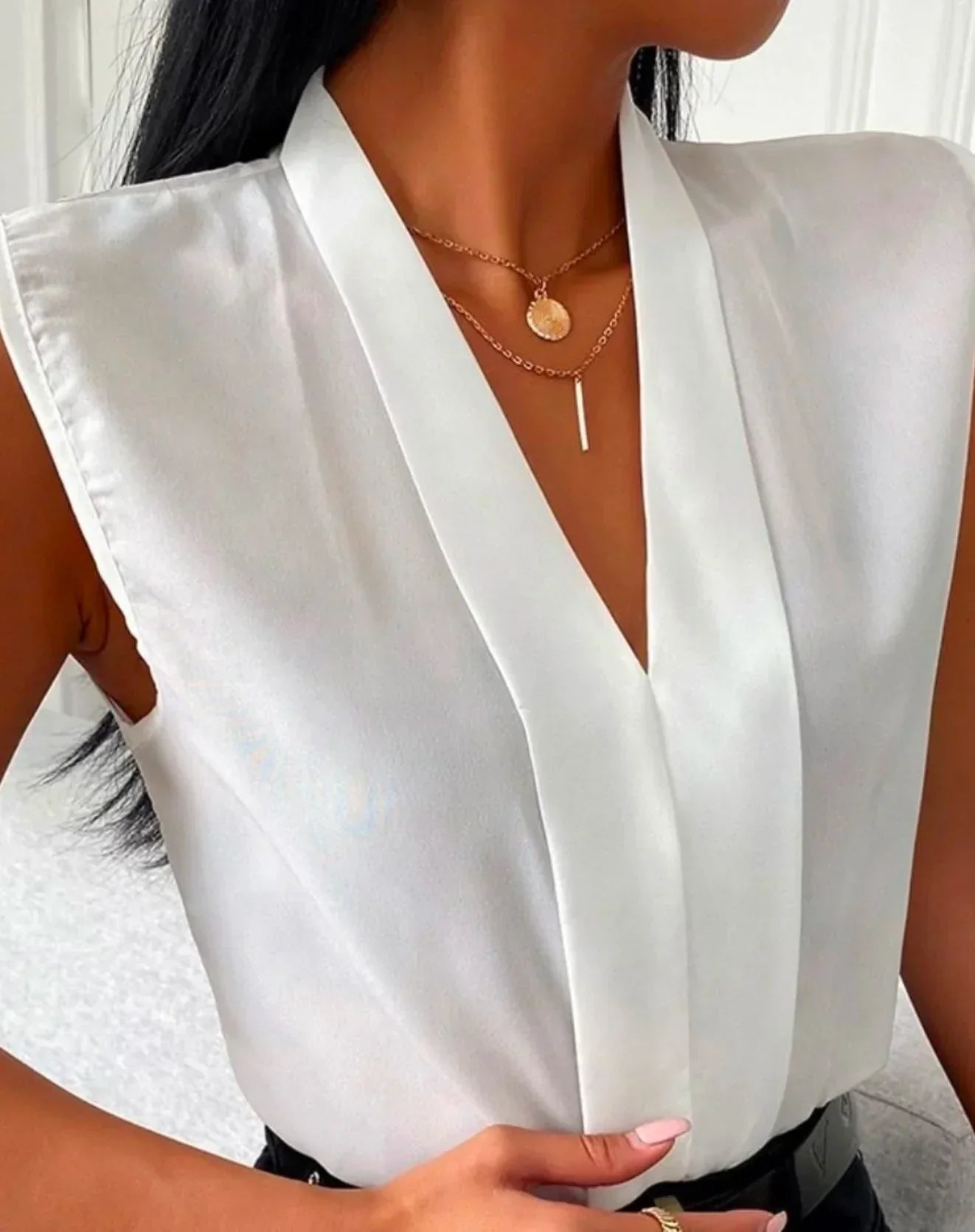 Product Image for Fudus | Bluse Ärmellose Bluse, Weiß / XS