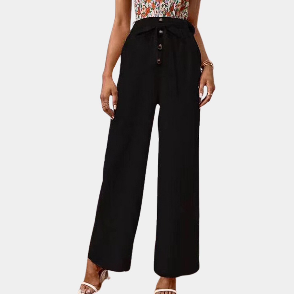 Product Image for Fudus | Luxus Frühling Sommer Hosen für Frauen, Schwarz / L