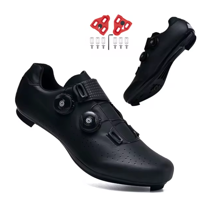 Product Image for Fudus | Radschuhe mit strapazierfähiger Sohle, Schwarze Straßen-Stollen / 40