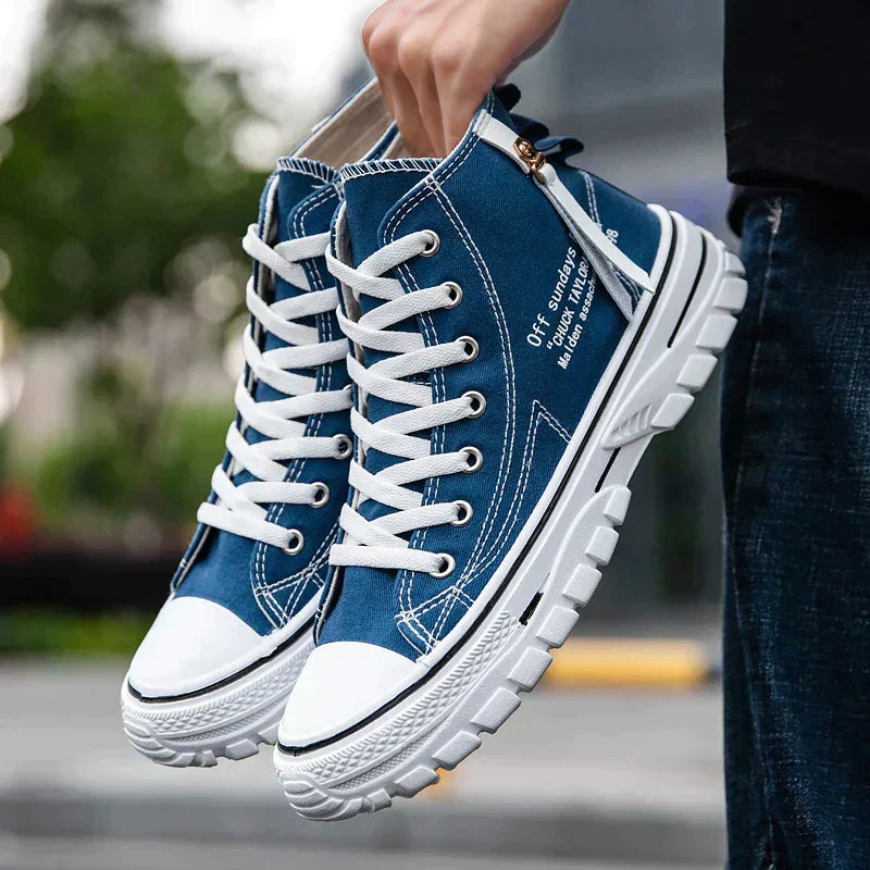 Product Image for Fudus | Hohe Canvas Schuhe, Blau / 38
