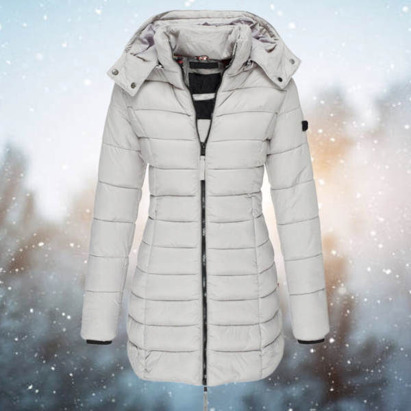 Product Image for Fudus | Damen Wintermantel Extra Warm Und Gesteppter, Weiß / L
