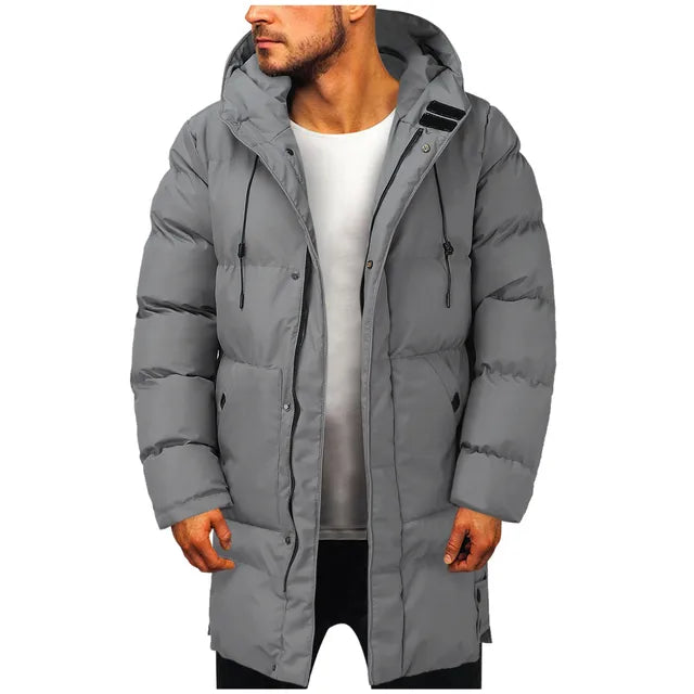 Product Image for Fudus - Herren Lange Steppjacke, Grau / 3XL