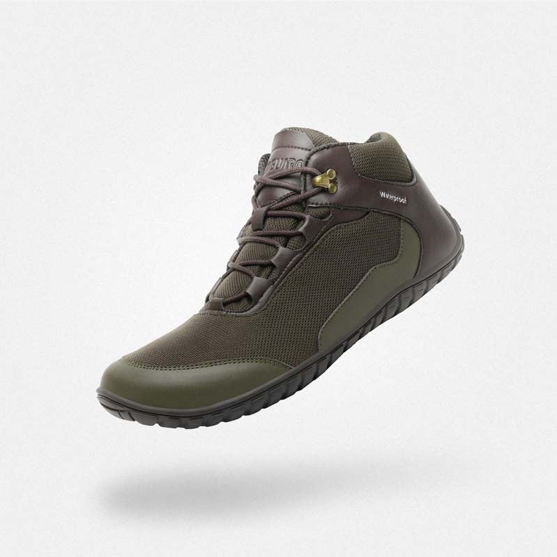 Product Image for Fudus | Unisex Wasserdichte Leichte Wanderstiefel Atmungsaktive Und Robuste Barfußschuhe, Grün / 37