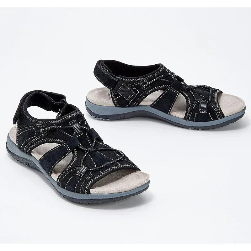 Product Image for Fudus | Orthopädische Sandalen Für Damen Leicht & Erhellend, Schwarz / EU 41 [AU 10]
