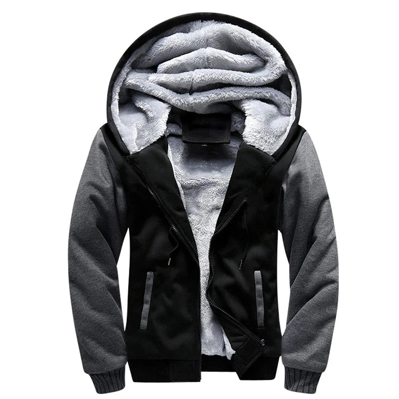 Product Image for Fudus - Jacke - Camouflage - Fleece - Lässig - Winter, Schwarz Grau / XXL
