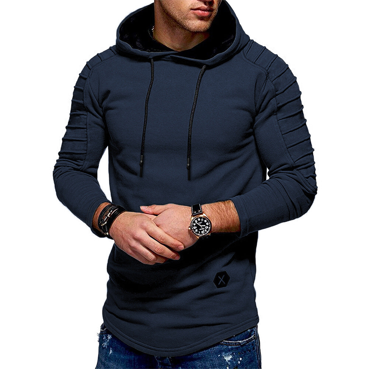 Product Image for Herren Modern Athletic Pullover Hoodie Fudus, Dunkelblau / XXL