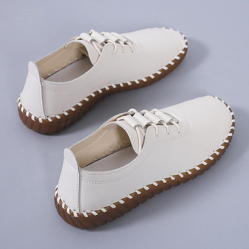 Product Image for Damen Bequeme Mokassins mit elastischen Schnürdetails Fudus, Beige / 43