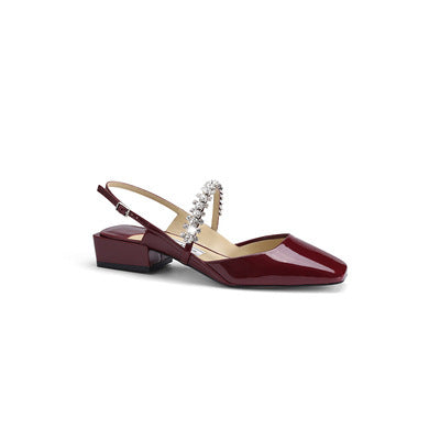 Product Image for Damen Sling-Pumps mit funkelndem Kristallschmuck und elegantem Design Fudus, Kirsch / 35