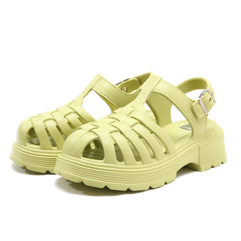 Product Image for Damen Sandalen im Retro-Stil von Fudus, Grün / 40