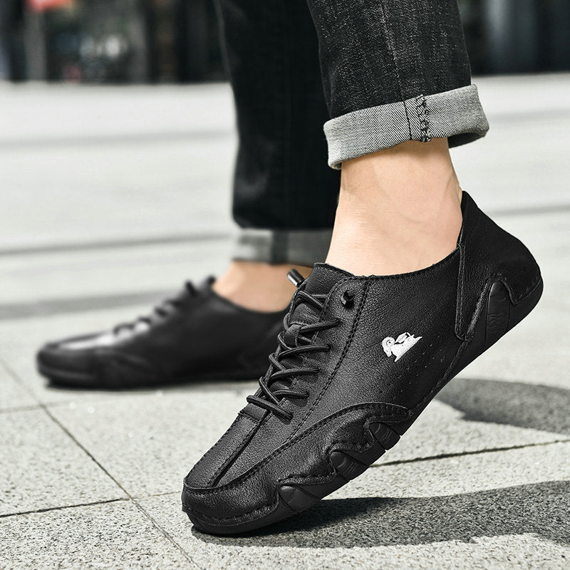 Product Image for Fudus | Unisex Leder Barfußschuhe, Flexibel Und Bequem, Schwarz / 46