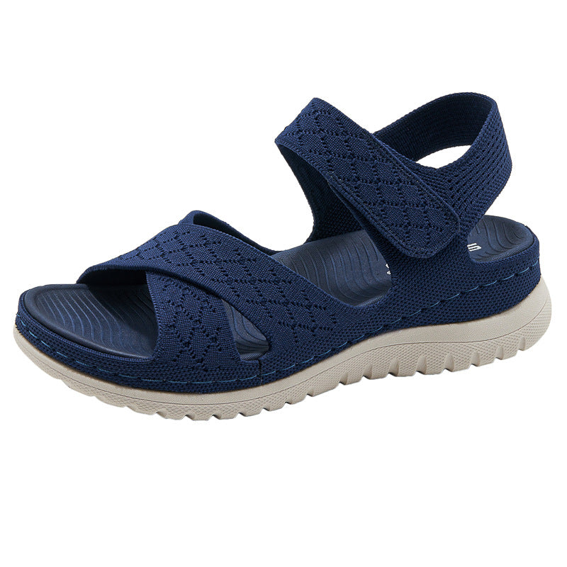 Product Image for Damen bequeme Sandalen mit verstellbaren Riemen und atmungsaktivem Obermaterial Fudus, Königsblau / 39