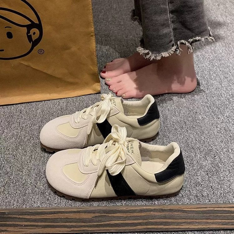 Product Image for Damen Sneakers im sportlichen Retro-Stil mit atmungsaktiven Materialien und rutschfester Sohle Fudus, Weiß / 35