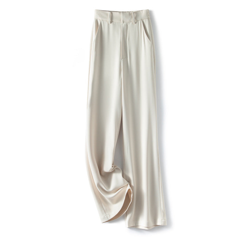 Product Image for Damen elegante Culottes mit hohem Bund und modernen Eingrifftaschen Fudus, Weiß / S