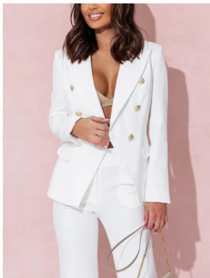 Product Image for Fudus | Damen Eleganter Anzug | Arbeits, Weiß / 2XL