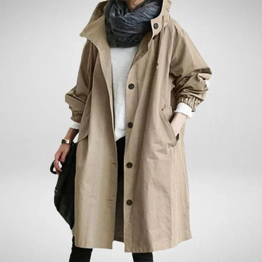 Product Image for Fudus | Kapuze Übergröße Parka Jacke Frauen, Khaki / 2XL
