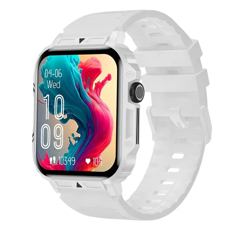 Product Image for Fudus | Smartwatch Mit 1,95 Zoll Bildschirm Und Gesundheitsüberwachung, Weiß