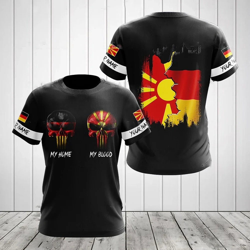 Product Image for Fudus | Fußballtrikot für Herren mit deutschem Nationalemblem für die EM 2024, Schwarz / XL
